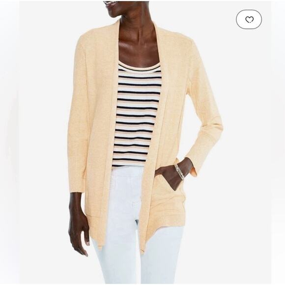 NIC + ZOE Yellow Sundance Cardigan Medium *Flaw NWT - Picture 1 of 9
